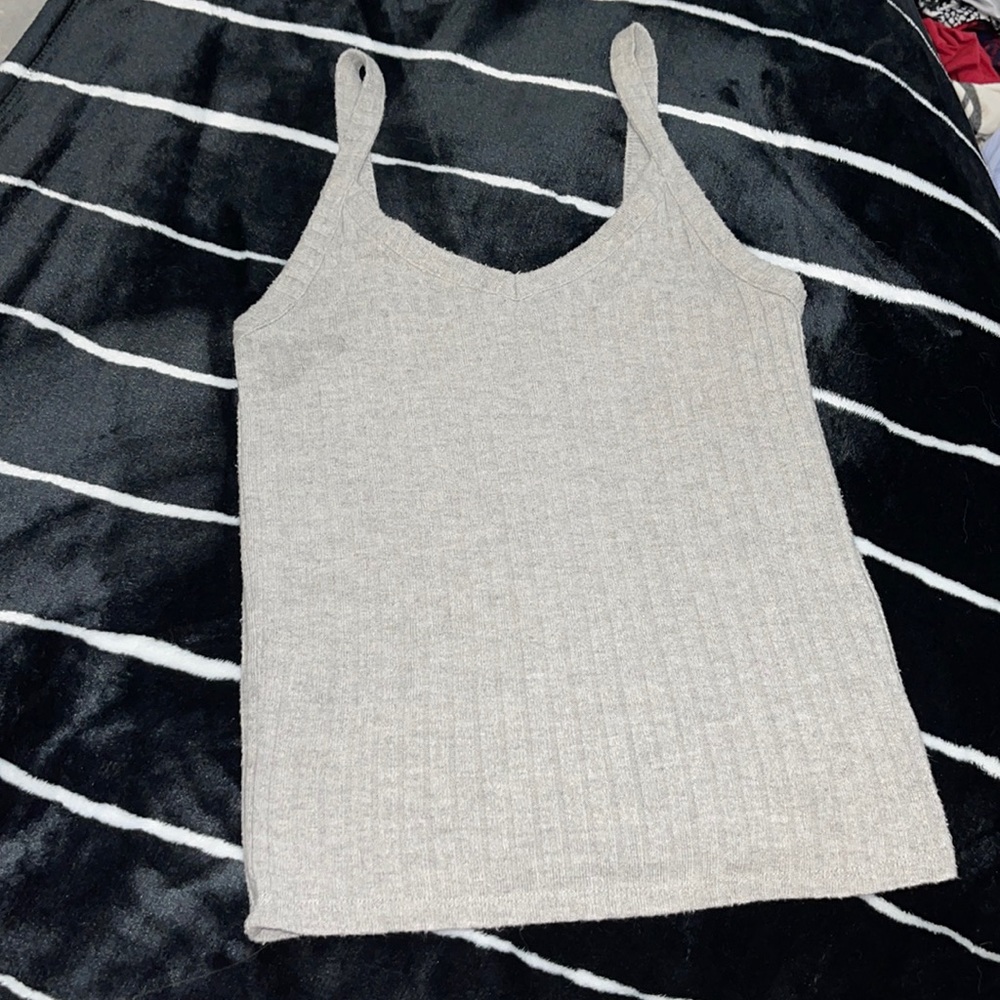 Light grey super soft tank top
